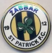 футбол.клуб Сент-Патрік (Мальта) ЕМАЛЬ випуклий/St.Patrick FC,Malta football pin