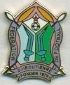 Джибути, федерация футбола, №1, ЭМАЛЬ / Djibouti football federation pin badge