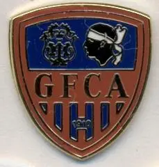 футбольный клуб Газелек Аяччо (Франция) ЭМАЛЬ / Gazelec Ajaccio,France pin badge