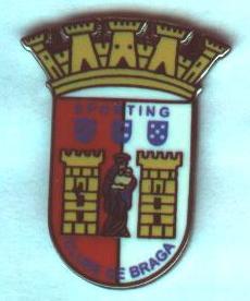 футбольный клуб Брага (Португалия)2 ЭМАЛЬ / Sporting Braga,Portugal football pin