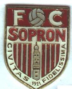 футбольный клуб Шопрон (Венгрия) тяжмет / FC Sopron, Hungary football pin badge
