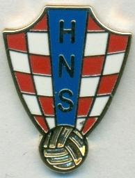 Хорватия, федерация футбола, №1, ЭМАЛЬ / Croatia football federation pin badge