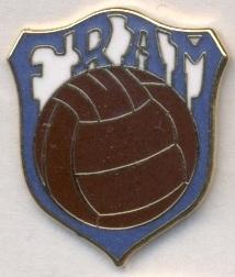 футбол.клуб Фрам Рейкьявик (Исландия) ЭМАЛЬ / KF Fram,Iceland football pin badge