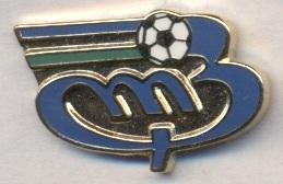футбол.клуб Трактор Ташкент(Узбек.) ЭМАЛЬ /Traktor,Uzbekistan football pin badge