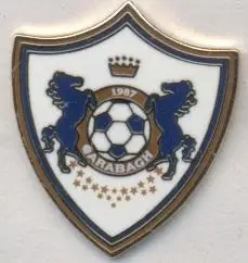 футбольный клуб Карабах Агдам (Азербайджан) ЭМАЛЬ /Qarabagh,Azerbaijan pin badge