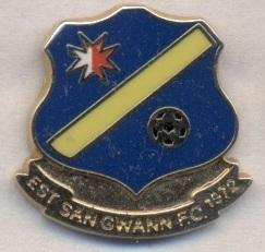 футбольный клуб Сан-Жуан (Мальта)1 ЭМАЛЬ / San Gwann FC,Malta football pin badge