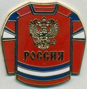 хоккей, Россия-сборная, ЭМАЛЬ / Russia ice hockey team enamel pin badge