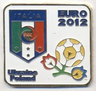 Италия, федерация футбола, Евро-12, тяжмет / Italy football federation pin badge