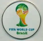 Чемпионат Мира 2014 (Бразилия)6 тяжмет /World cup 2014 Brazil football pin badge