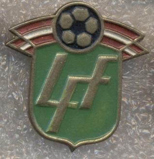 Латвия, федерация футбола, №1, тяжмет / Latvia football federation badge