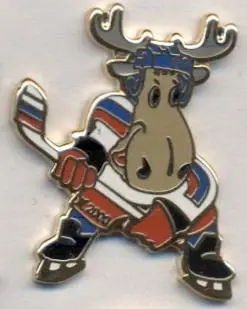 хоккей,чемпионат Мира 2000(Россия) талисман ЭМАЛЬ /hockey World championship pin