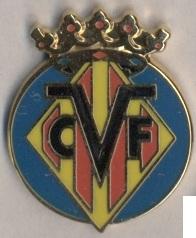 футбол.клуб Вильярреал (Испания)1 ЭМАЛЬ / Villarreal CF,Spain football pin badge