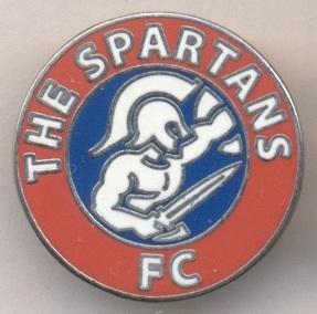 футбол.клуб Спартанс (Шотландия)1 ЭМАЛЬ /The Spartans FC,Scotland football badge