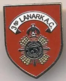 футбол.клуб Терд Ланарк (Шотландия)1 ЭМАЛЬ /Third Lanark,Scotland football badge