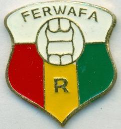 Руанда, федерация футбола, тяжмет / Rwanda football federation pin badge