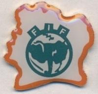 Кот д'Ивуар, федерация футбола, №1, тяжмет / Ivory Coast football federation pin