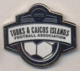 Теркс и Кайкос,федерация футбола,№2 ЭМАЛЬ/Turks & Caicos football federation pin