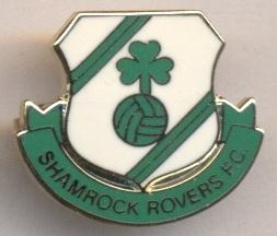 футбольный клуб Шемрок Роверс (Ирландия)№3 ЭМАЛЬ / Shamrock Rovers,Ireland badge