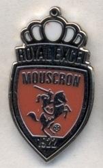 футбол.клуб Мускрон (Бельгия)1 ЭМАЛЬ / Excel Mouscron,Belgium football pin badge