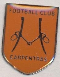футбол.клуб Карпантра (Франция) тяжмет / FC Carpentras,France football pin badge