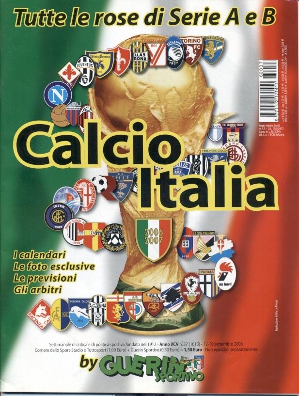 Италия,чемпионат 2006-07,спецвыпуск Guerin Sportivo CalcioItalia, football,Italy