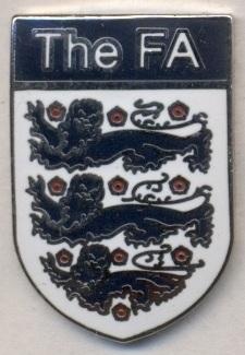 Англия, федерация футбола,ЭМАЛЬ выпуклый/England football federation pin badge