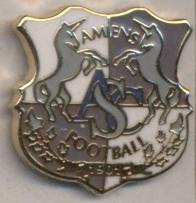 футбол.клуб Амьен (Франция) ЭМАЛЬ / Amiens SC, France football enamel pin badge