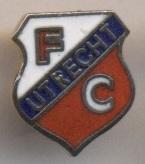 футбольный клуб Утрехт (Голландия)1 ЭМАЛЬ /FC Utrecht,Netherlands football badge