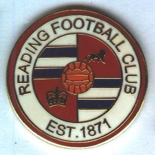 футбольный клуб Рединг (Англия)№1 ЭМАЛЬ / Reading FC, England football pin badge