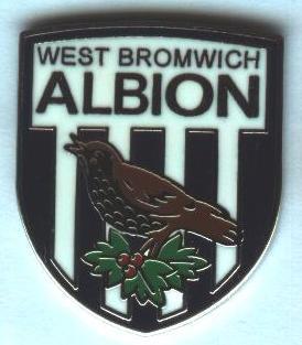 футбольный клуб Вест Бромвич (Англия)1 ЭМАЛЬ /West Bromwich,England football pin