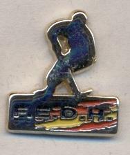 Испания, федерация хоккея, офиц., тяжмет / Spain ice hockey federation pin badge