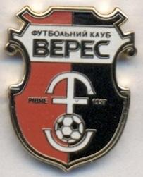 футбол.клуб Верес Ровно (Украина)1 ЭМАЛЬ /Veres Rivne,Ukraine football pin badge