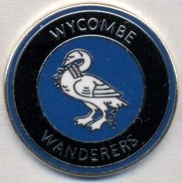 футбольный клуб Уиком (Англия) ЭМАЛЬ / Wycombe Wanderers FC,England football pin