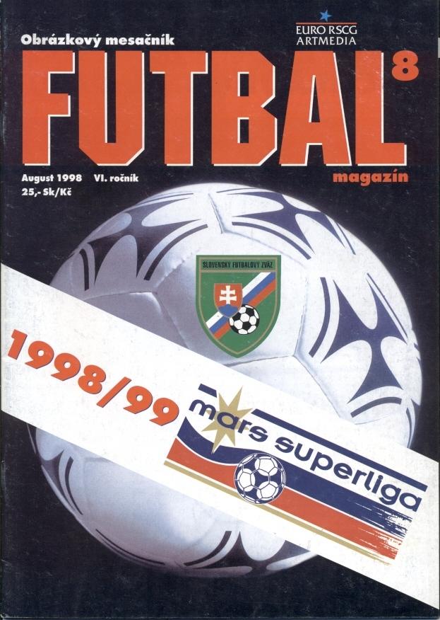Словакия, чемпионат 1998-99, спецвыпуск Футбал / Futbal Magazin guide Slovakia