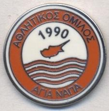 футбольный клуб Айя Напа (Кипр)1 ЭМАЛЬ / Ayia Napa FC, Cyprus football pin badge