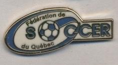 Квебек, федерация футбола (не-ФИФА)1 ЭМАЛЬ /Quebec football federation pin badge