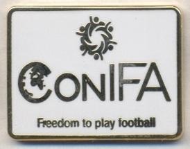 КонИФА, конфедер.футбола (не-ФИФА)1 ЭМАЛЬ / ConIFA football federation pin badge