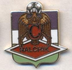 футбол.клуб Спартак Нальчик (Россия)2 ЭМАЛЬ /Spartak N,Russia football pin badge