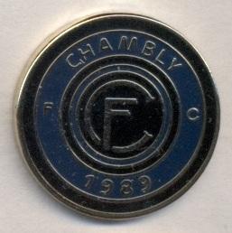 футбол.клуб Шамбли (Франция)1 ЭМАЛЬ / FC Chambly Oise, France football pin badge