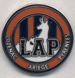 футбольный клуб Люзнак А-П.(Франция) ЭМАЛЬ /Luzenac AP,France football pin badge