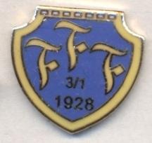 футбол.клуб Фалькенберг (Швеция)1 ЭМАЛЬ/Falkenbergs FF,Sweden football pin badge