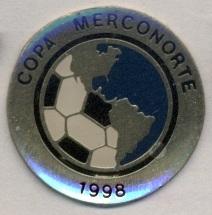 футбол, Кубок Мерконорте 1998-2001, тяжмет / football Merconorte Cup pin badge