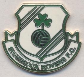 футбол.клуб Шемрок Р.(Ирландия)4 ЭМАЛЬ /Shamrock Rovers,Rep.Ireland football pin