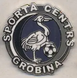 футбольный клуб Гробиня (Латвия), ЭМАЛЬ / Grobina SC, Latvia football pin badge
