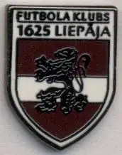 футбол.клуб Лиепая-1625(Латвия) ЭМАЛЬ /FK 1625 Liepaja,Latvia football pin badge
