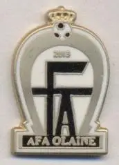 футбол.клуб Олайне (Латвия) ЭМАЛЬ / AFA Olaine, Latvia football enamel pin badge