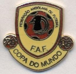 Ангола, федерация футбола,№4 ЭМАЛЬ / Angola football federation enamel pin badge