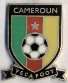 Камерун, федерация футбола, №5, ЭМАЛЬ / Cameroon football federation pin badge