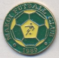 футбольный клуб Мако (Венгрия), тяжмет / Makoi FC, Hungary football pin badge