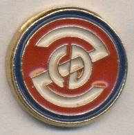 футбол.клуб Сарагоса (Испания)ретро тяжмет /CD Zaragoza,Spain football pin badge